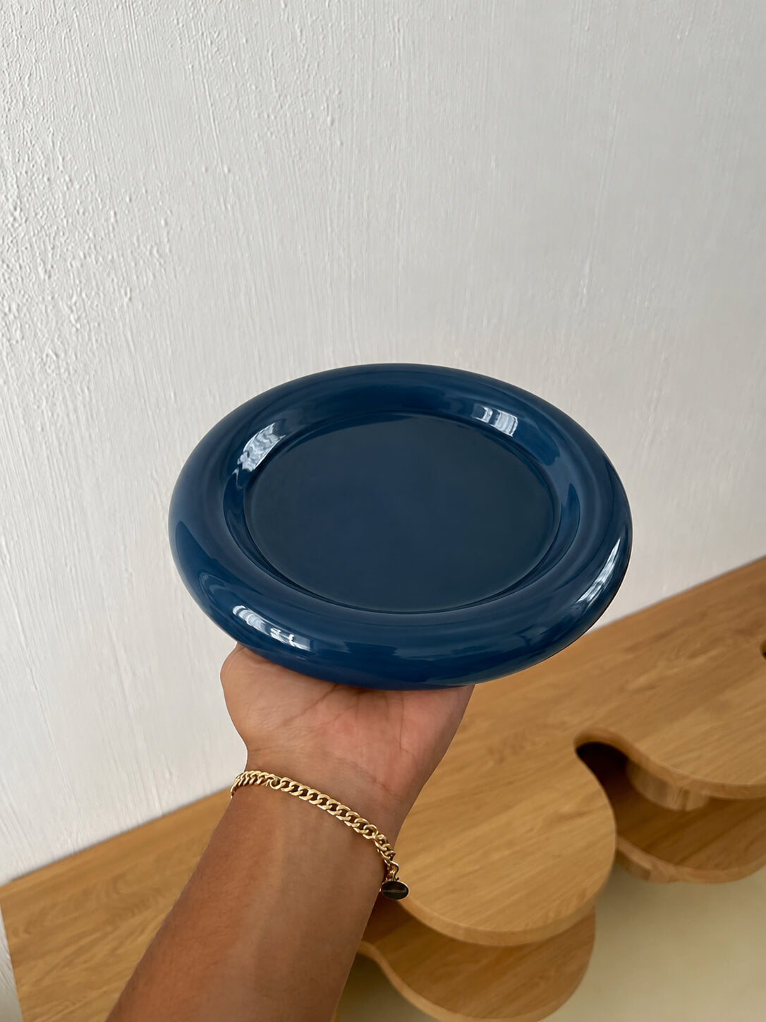 Blue Moon Bubble Plate
