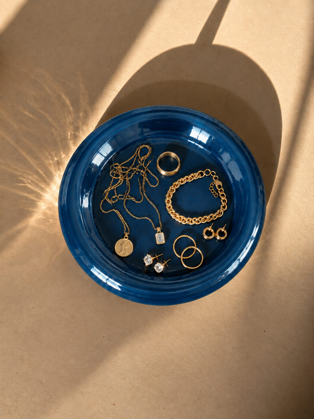 Blue Moon Bubble Plate