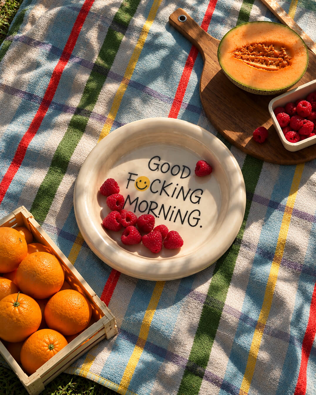 Not A Morning Person Plate