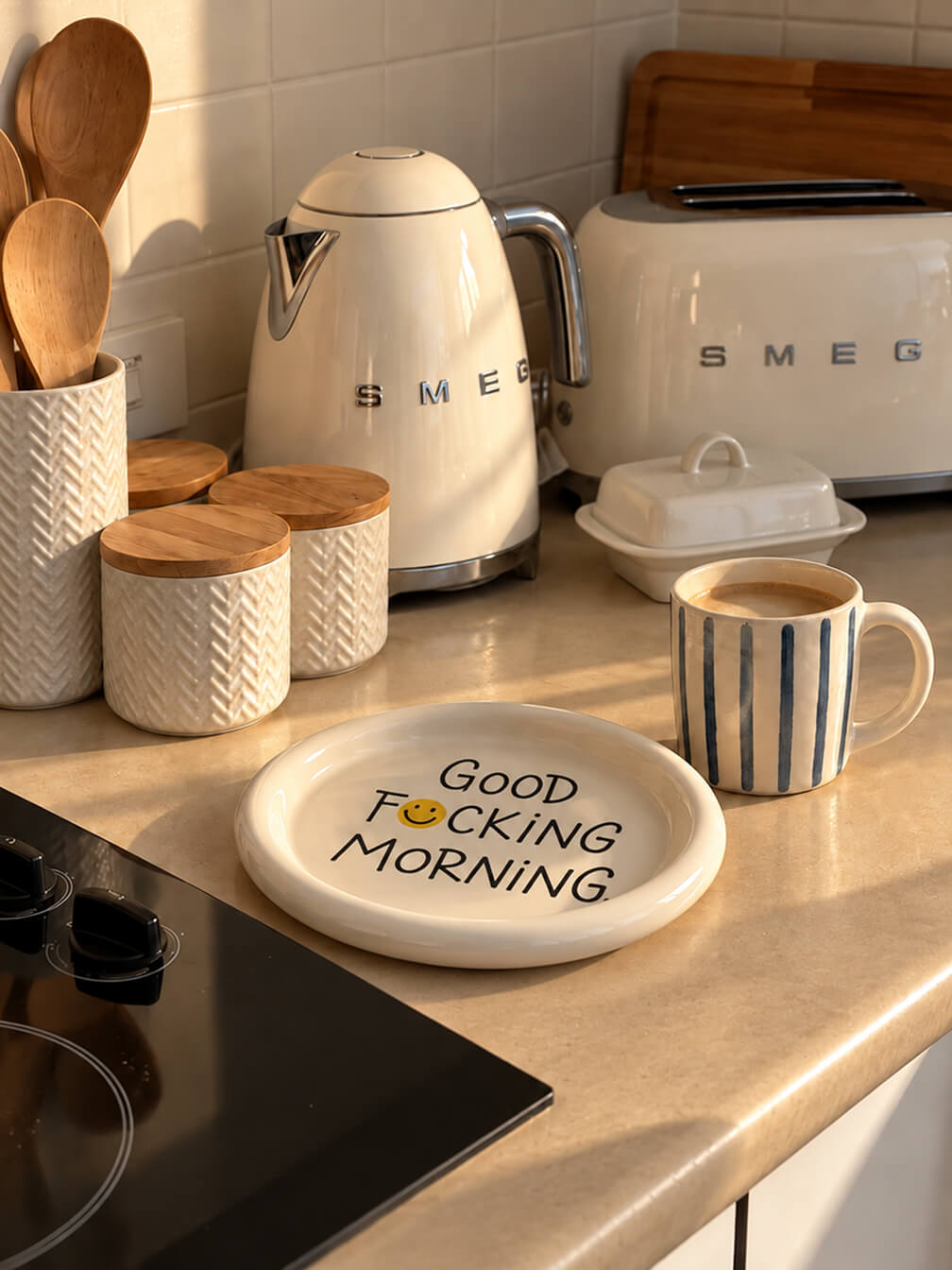 Not A Morning Person Plate