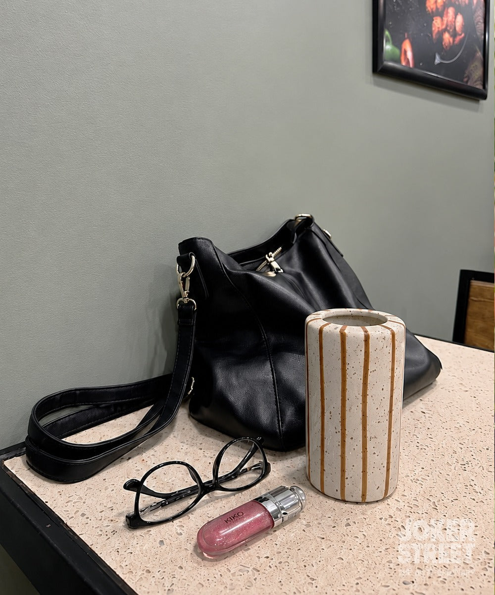 Caramel Drip Ceramic Tumbler